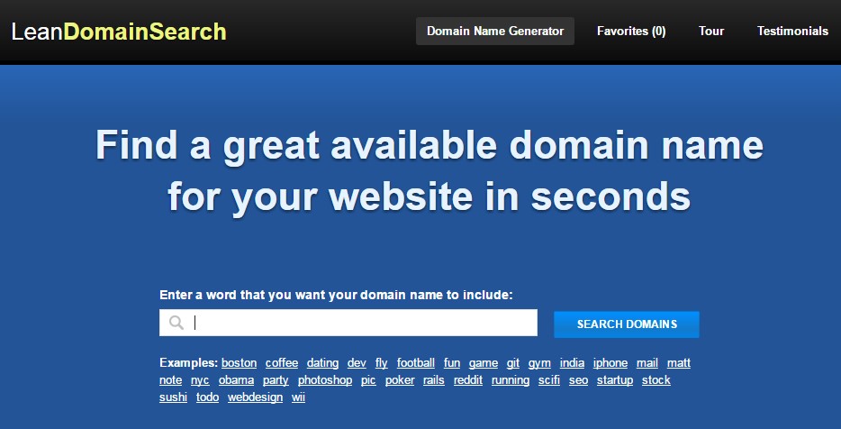 Lean Domain Search - Info Seek Out