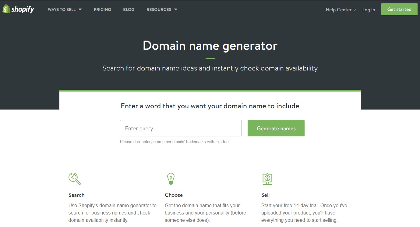 Shopify-Info Seek Out